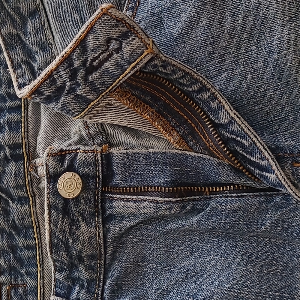 Ralph Lauren Polo Jeans, size 12 x30,  altered, Denim, fit at waist,  VTG